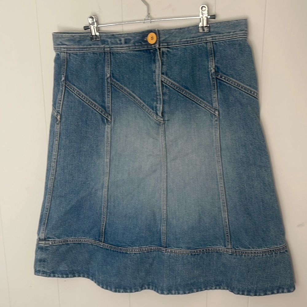 Marc Jacobs Denim Skirt Size 10 Mid Length
